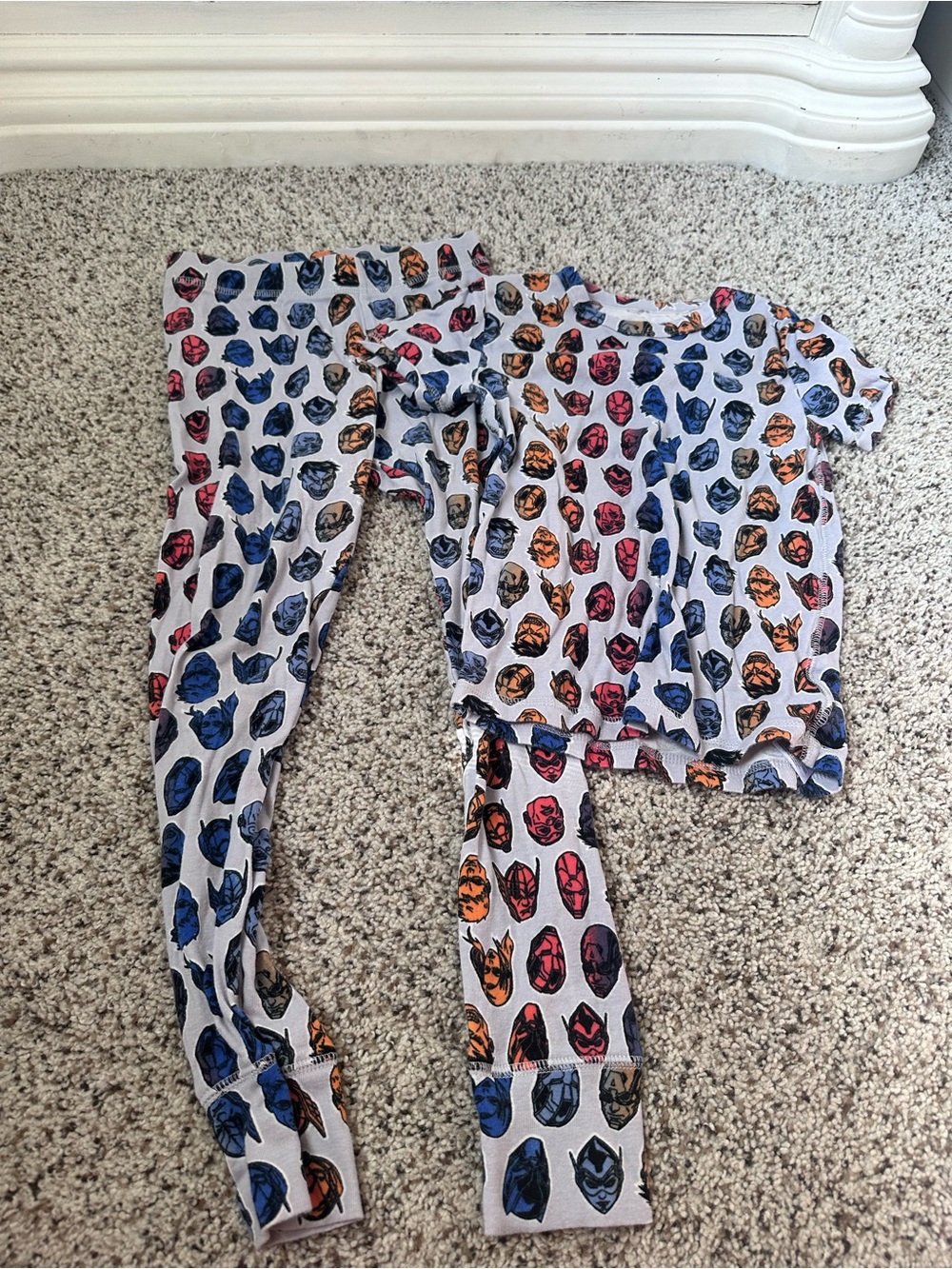 100% Organic Cotton PJs Superhero Size 8 GAP